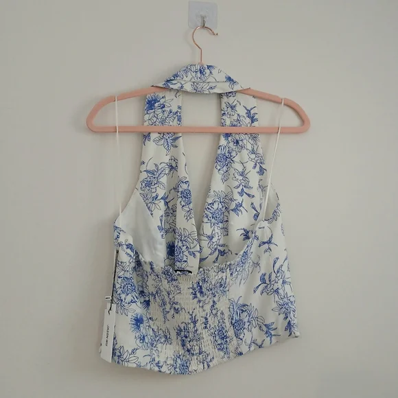 jersey bridesmaid dress Plunging Empire Fit and Flare Jersey Bridesmaid Dress